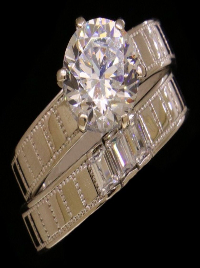 18K Gold Bridal Set